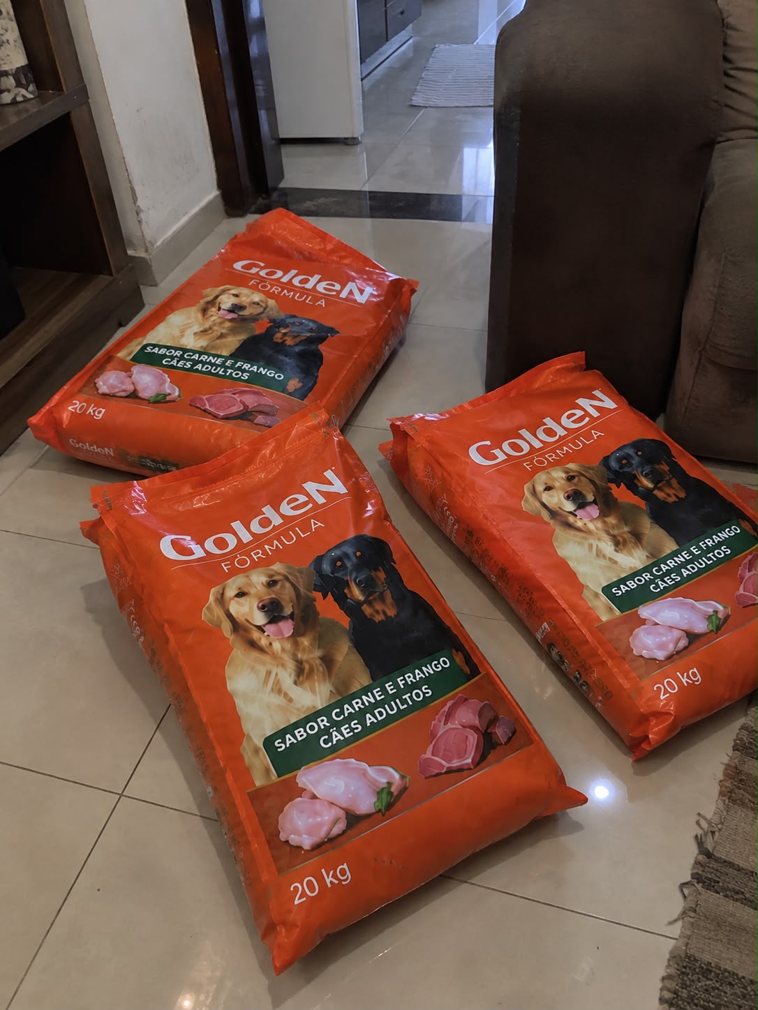 Foto do combo Golden 3x 20kg enviado por Paulo Henrique